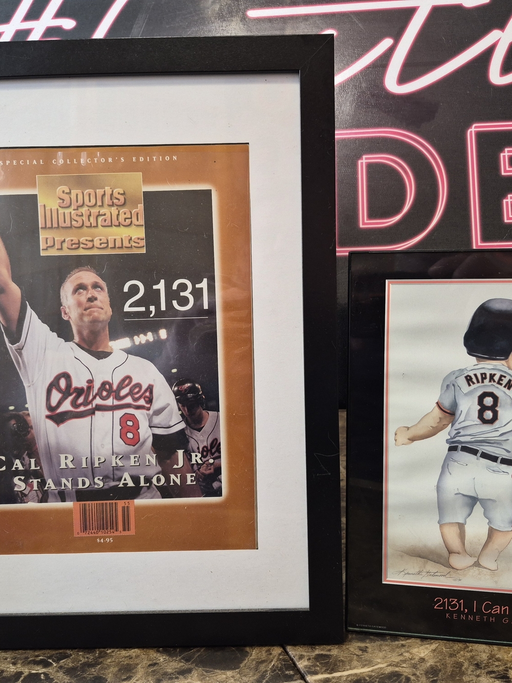 Collectible Cal Ripken Jr Hof Bundle wall decor
The Collectible Cal Ripken Jr